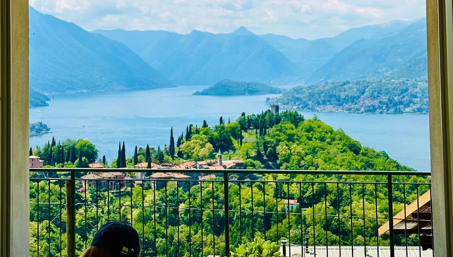 펜션 Le Palm House Has Two Bedrooms With The Breathtaking View Over Lake Como 페를레도